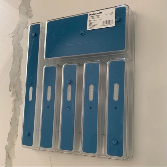 NWT Madesmart large silverware tray - Non-slip Rubber Feet. - Picture 2 of 8